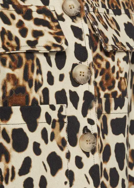 Nicowa Boxy Leo Jacket - NICEO In BLACK LEOarticle Number NC9A22803017E-151