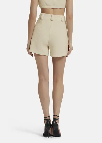 Nicowa Casual Bouclé Shorts - PALOWI In CREAMarticle Number NC9A12604011E-072