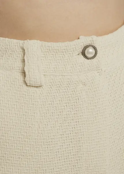 Nicowa Casual Bouclé Shorts - PALOWI In CREAMarticle Number NC9A12604011E-072