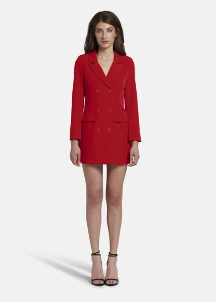Nicowa Classic Blazer Dress With Gold-coloured Buttons - MONIWA In REDarticle Number NC6A52011014E-047