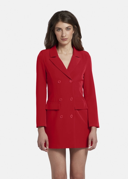 Nicowa Classic Blazer Dress With Gold-coloured Buttons - MONIWA In REDarticle Number NC6A52011014E-047