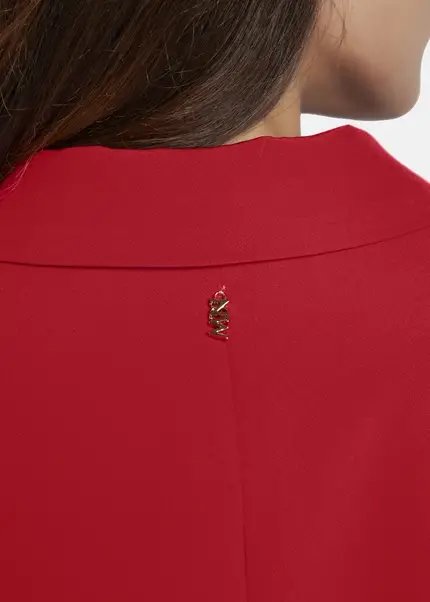 Nicowa Classic Blazer Dress With Gold-coloured Buttons - MONIWA In REDarticle Number NC6A52011014E-047