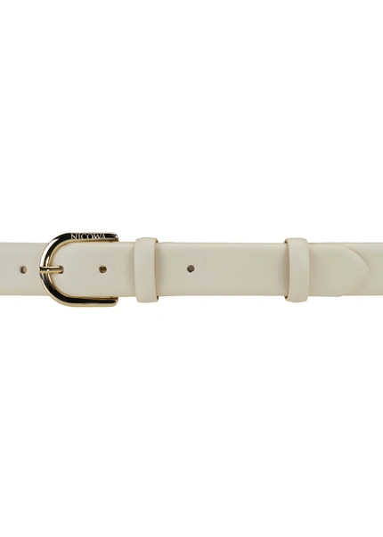 Nicowa Classic Leather Belt - COLANI In CREAMarticle Number NC7A21101012E-072