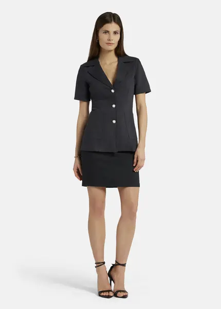 Nicowa Classic Sheath Skirt - TRECAWI In BLACKarticle Number NC9A12402019E-002