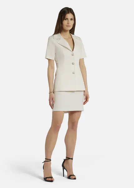 Nicowa Classic Sheath Skirt - TRECAWI In WHITEarticle Number NC9A12402011E-004