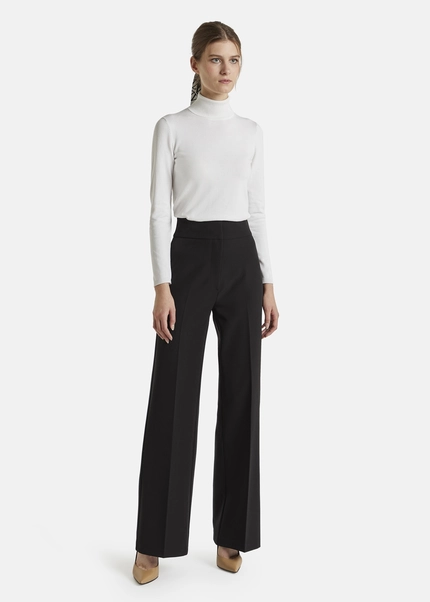 Nicowa Classic Wide-leg Trousers CORINO In BLACKarticle Number NC7A24011019E-002