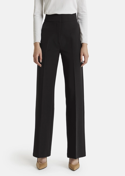 Nicowa Classic Wide-leg Trousers CORINO In BLACKarticle Number NC7A24011019E-002