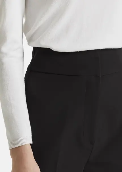 Nicowa Classic Wide-leg Trousers CORINO In BLACKarticle Number NC7A24011019E-002