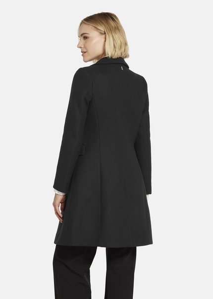 Nicowa Classic Wool Coat - CAPPOWA In BLACKarticle Number NC8A22402019E-002