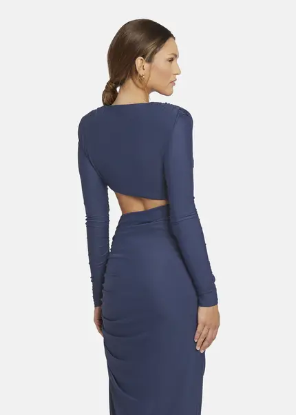 Nicowa Cut Out Evening Dress - OCAWI In MIDNIGHT BLUEarticle Number NC9A24010035E-035