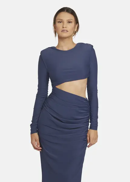 Nicowa Cut Out Evening Dress - OCAWI In MIDNIGHT BLUEarticle Number NC9A24010035E-035