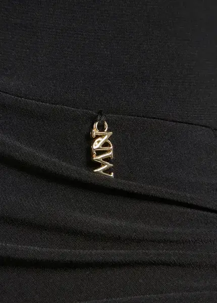 Nicowa Draped Maxi Dress In Jersey - MICATE In BLACKarticle Number NC9A1401519E-002