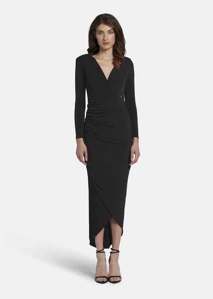Nicowa Draped Maxi Dress - MICIMA In BLACKarticle Number NC8A22005019E-002
