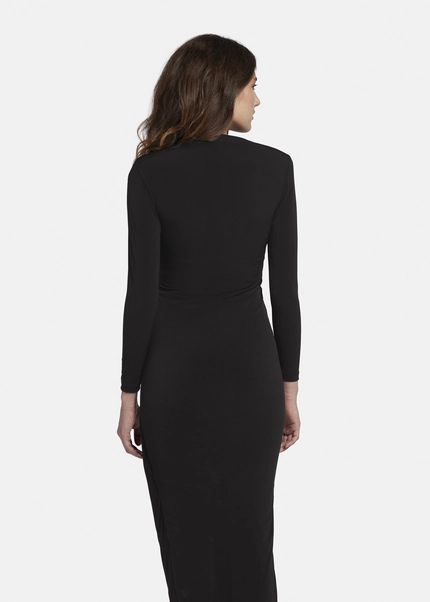 Nicowa Draped Maxi Dress - MICIMA In BLACKarticle Number NC8A22005019E-002