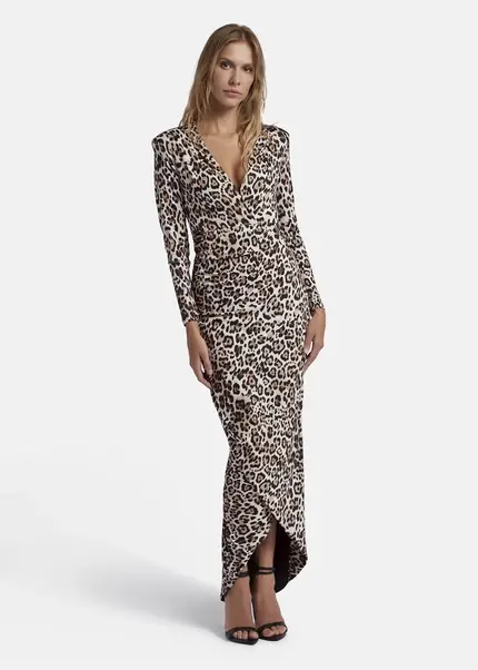 Nicowa Draped Maxi Dress - MICIMA In CREAMarticle Number NC8A22006017E-072