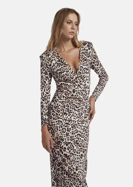 Nicowa Draped Maxi Dress - MICIMA In CREAMarticle Number NC8A22006017E-072