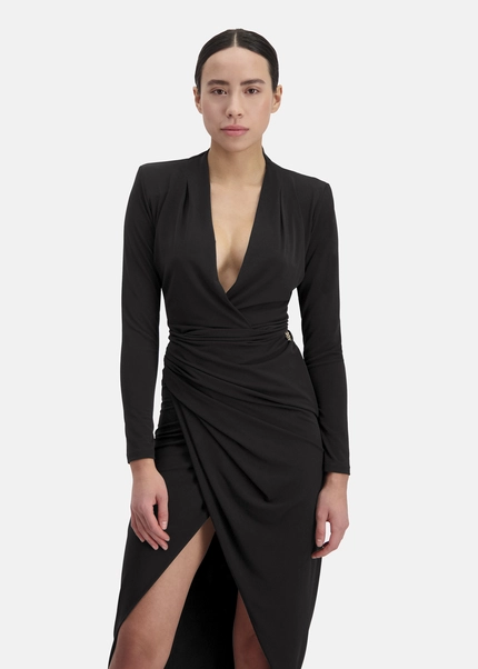 Nicowa Draped Midi Dress - MICIMA In BLACKarticle Number NC8A12002019E-002