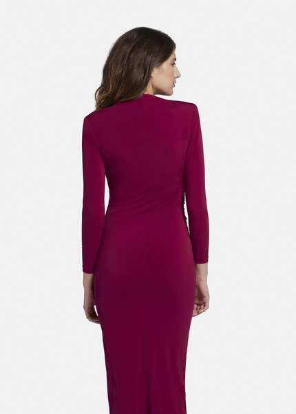 Nicowa Draped Midi Dress - MICIMA In Dark Berryarticle Number NC8A22003034E-011