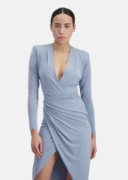 Nicowa Draped Midi Dress - MICIMA In LIGHTBLUEarticle Number NC8A12003025E-019