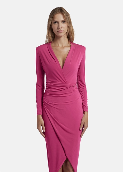Nicowa Draped Midi Dress - MICIMA In Pinkarticle Number NC8A22004044E-139