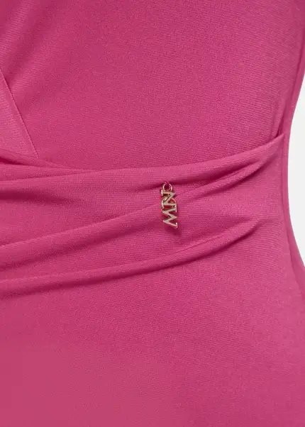 Nicowa Draped Midi Dress - MICIMA In Pinkarticle Number NC8A22004044E-139