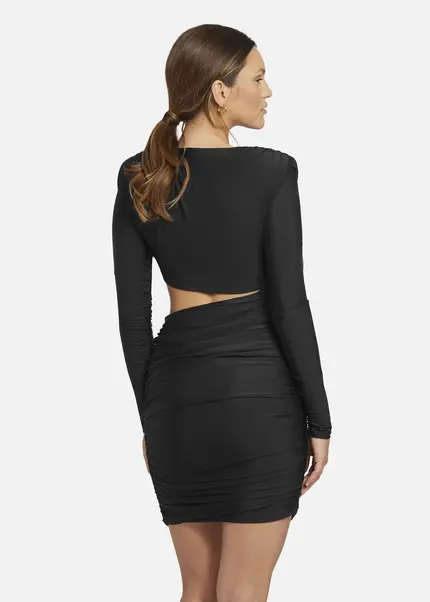 Nicowa Draped Mini Dress - OCAWI MINI In BLACKarticle Number NC9A24013019E-002