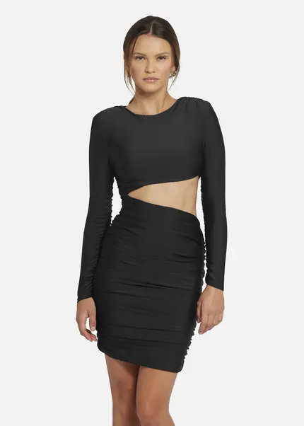 Nicowa Draped Mini Dress - OCAWI MINI In BLACKarticle Number NC9A24013019E-002