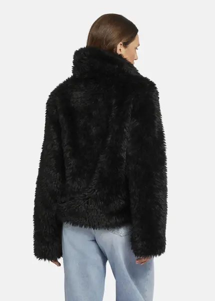 Nicowa Eco-shearling Jacket - FANIWO In BLACKarticle Number NC9A22906019E-002