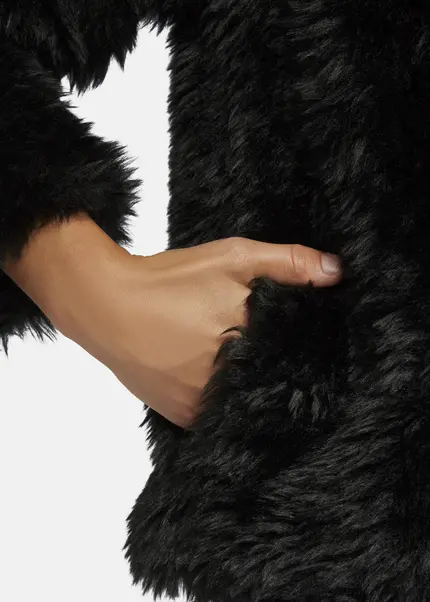 Nicowa Eco-shearling Jacket - FANIWO In BLACKarticle Number NC9A22906019E-002