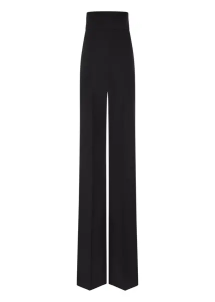 Nicowa Elegant COREANA High-waisted Trousers With Wide Leg In BLACKarticle Number NC3A02016029E-002