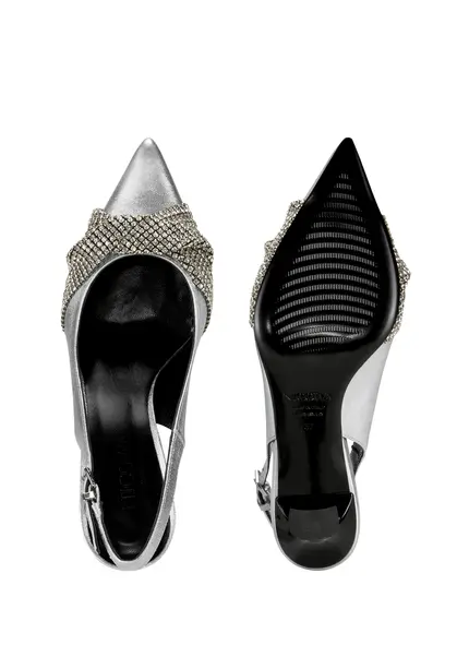 Nicowa Embellished Slingback Pumps COSIMALA In SILVERarticle Number NC9A12701031E-088
