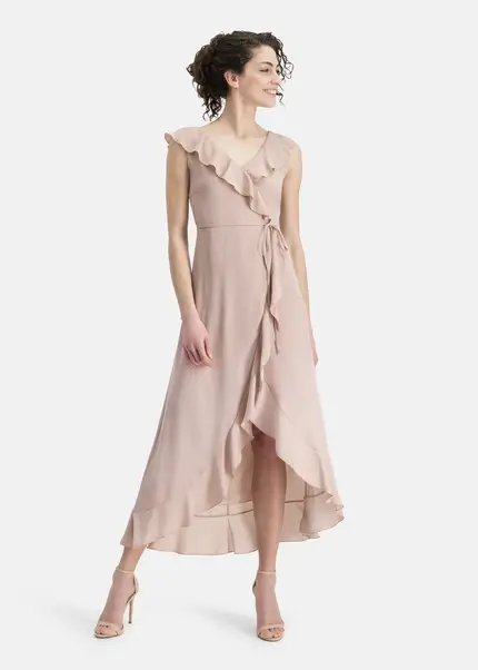 Nicowa Feminine Flounce Dress – DINOWA In CREAMarticle Number NC6A22002012E-072