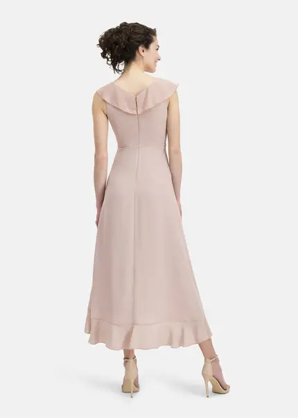 Nicowa Feminine Flounce Dress – DINOWA In CREAMarticle Number NC6A22002012E-072