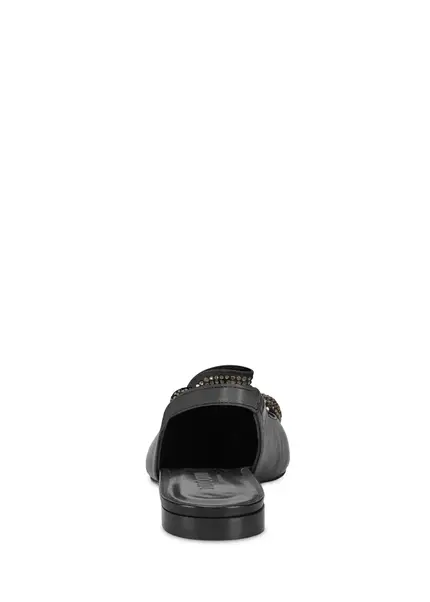 Nicowa Flower-adorned Slingback Ballerinas FLORWIA In BLACKarticle Number NC9A12703019E-002