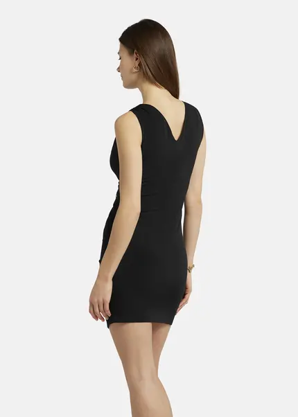 Nicowa Jersey Mini Dress - MICARO In Blackarticle Number NC9A1400519E-002