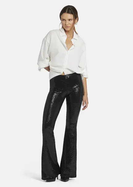 Nicowa Jersey Sequin Pants - VICOWI In BLACKarticle Number NC9A22908019E-002