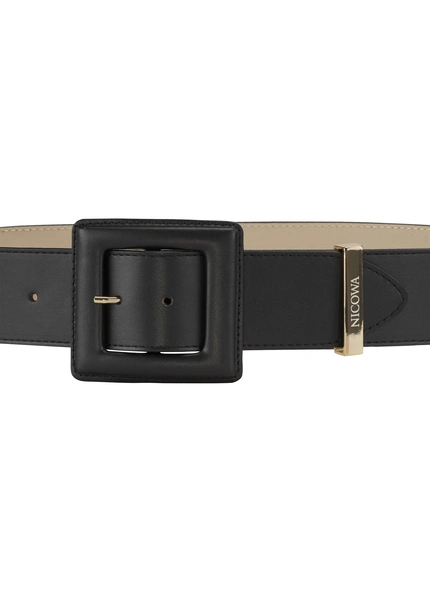 Nicowa Medium-width Leather Belt DOLCEWA In BLACKarticle Number NC7A21102019E-002