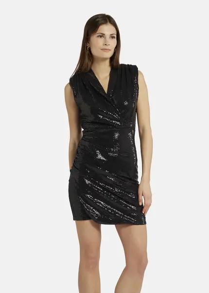 Nicowa Mini Dress With Shoulder Pads - NOCIWA In Blackarticle Number NC9A1401019E-088