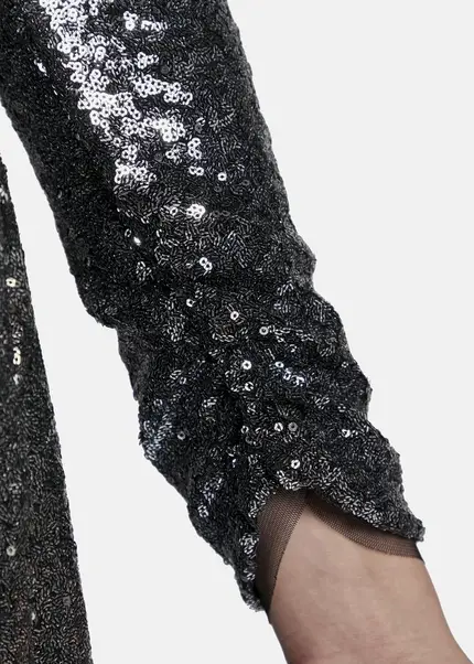 Nicowa Mini Sequin Wrap Dress - MILOWA In SILVERarticle Number NC8A22009031E-088