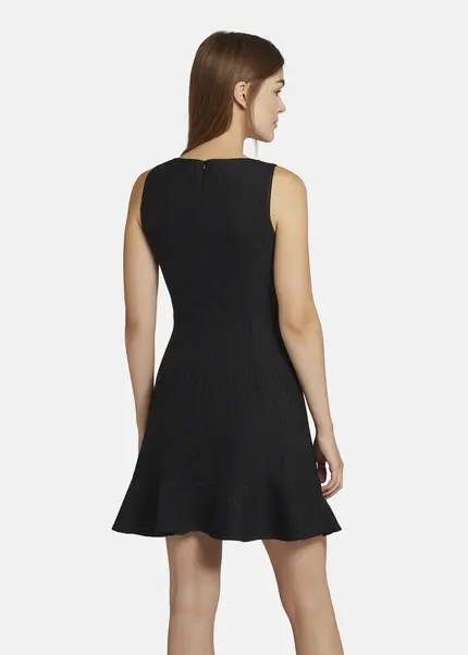 Nicowa Mini Shift Dress With Flounce - ENAWIA In BLACKarticle Number NC9A22901019E-002