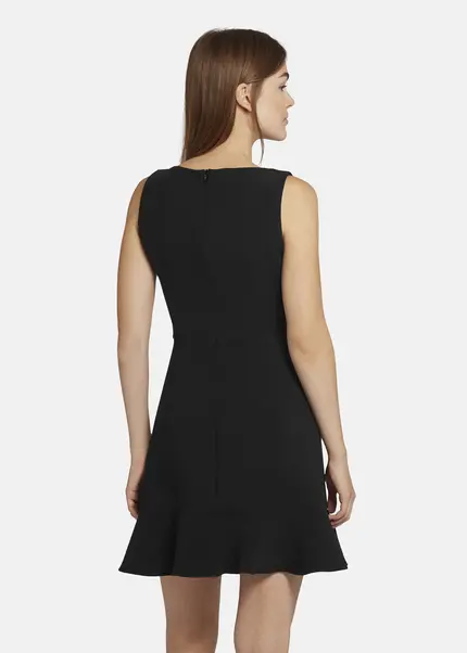 Nicowa Mini Shift Dress With Flounce - ENAWIA In BLACKarticle Number NC9A22902019E-002