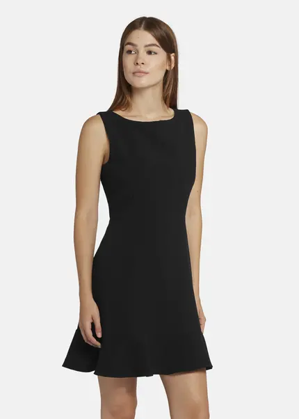 Nicowa Mini Shift Dress With Flounce - ENAWIA In BLACKarticle Number NC9A22902019E-002