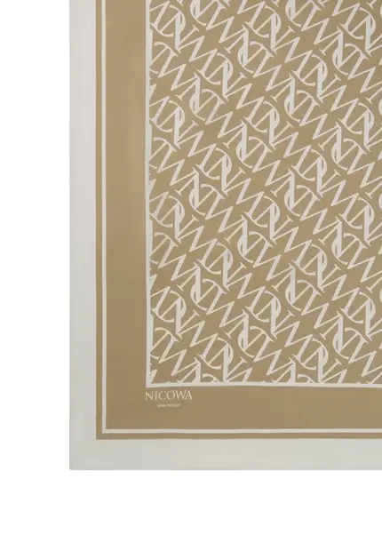 Nicowa NCW Silk Scarf AURONA In BEIGEarticle Number NC7A29001010E-138