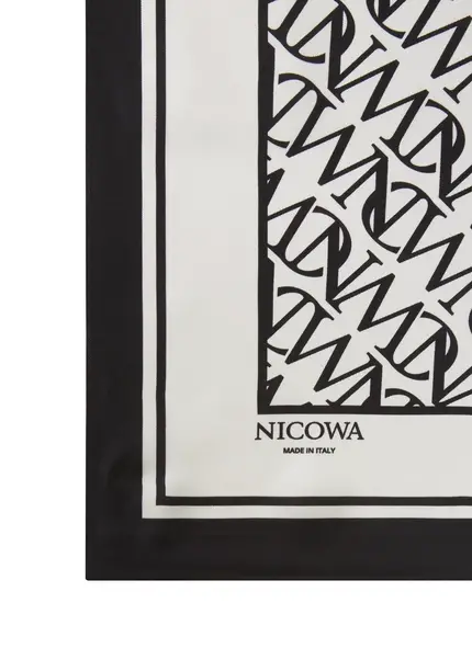 Nicowa NCW Silk Scarf AURONA In BLACKarticle Number NC7A29001019E-002