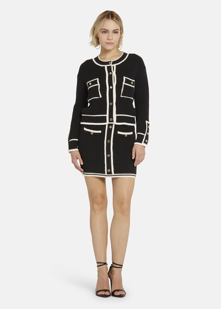 Nicowa Oversized Cardigan - IDOWIA In BLACKarticle Number NC8A22104019E-002