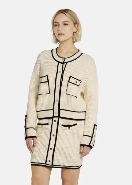 Nicowa Oversized Cardigan - IDOWIA In CREAMarticle Number NC8A22104012E-072