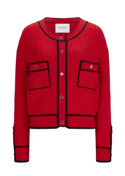 Nicowa Oversized cardigan - IDOWIA in REDarticle number NC8A22104014E-014