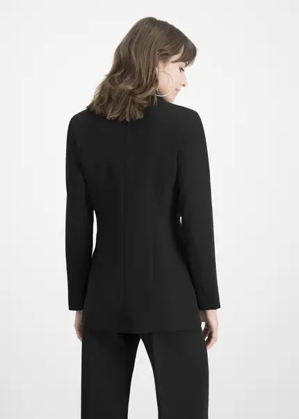 Nicowa Oversized Twill Blazer In BLACKarticle Number NC7A12003019E-002