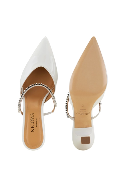 Nicowa Pumps With Gemstones - ROSALIWA 75 In Creamarticle Number NC8A18004012E-072