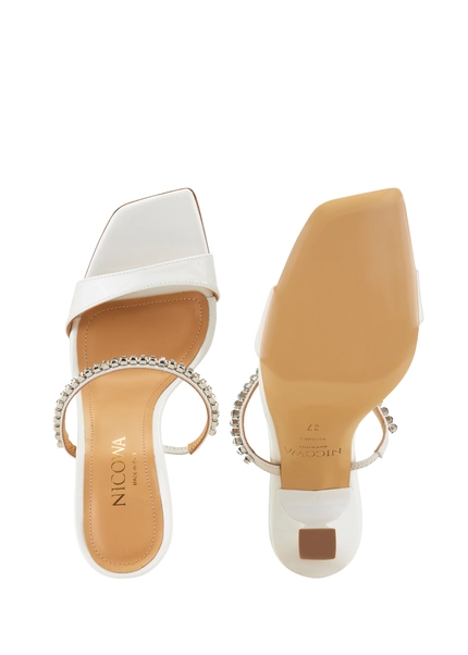 Nicowa Sandals With Gemstones - VEROSIO 95 In Creamarticle Number NC8A18008012E-072